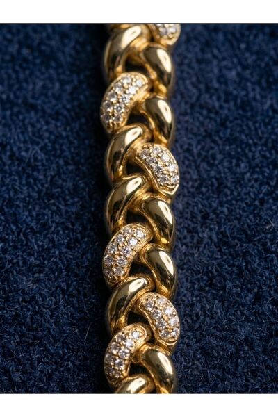 Xuping Örgü Model 14K Gold Bileklik