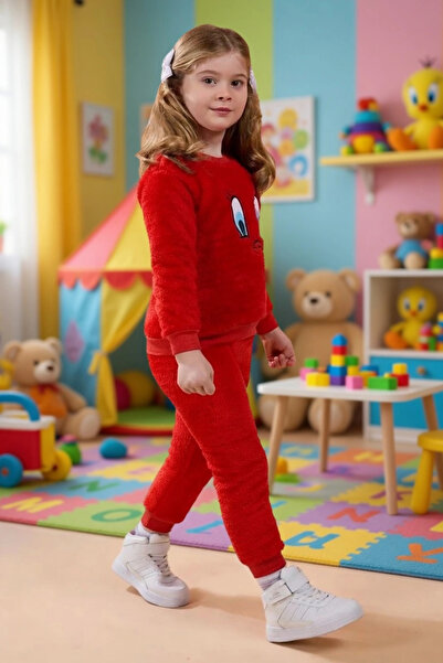 AZRA BUTİK Tweety Red Children's Plush Set