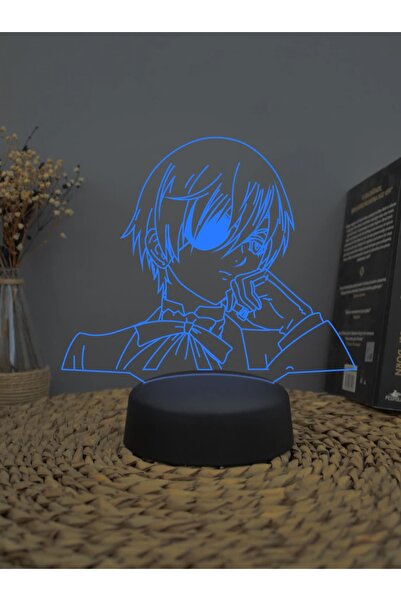 Yubi Design Ciel Phantomhive , Kuroshitsuji - Pilli & Type-C Anime Dekoratif ...
