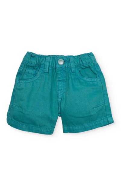 Tuc Tuc Boy's Comfortable Cut Shorts with Elastic Waistband 2-8 Years Green