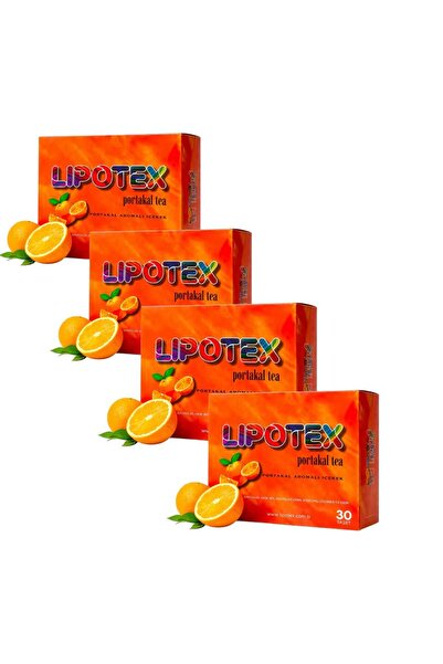 Lipotex Çayı Tea 60 Adet 4 Aylık Portakallı