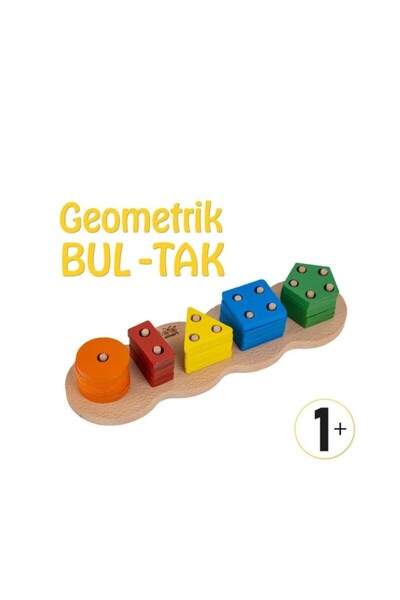 Azur Yayıncılık Bee Smart Geometric Bul Tak Bs5696