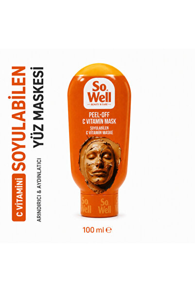 Sowell Soyulabilen C Vitamini Yüz Maskesi 100 ml | Arındırıcı & Aydınlatıcı