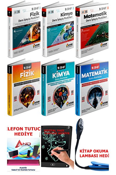 Aydın Yayınları 2026-2027 Müfradat 9 Sınıf Fizik-Kimya-Matematik Ders İşleme ...