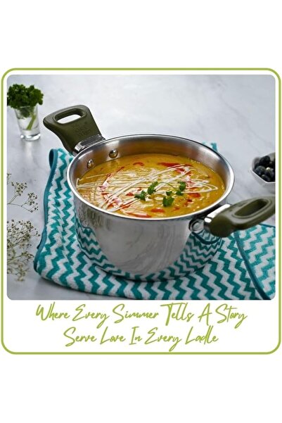 Generic Haptic Series Full Triple Saucepan from THE CHEF STORY, 24 cm