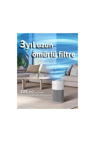 Philips 109 m² Kapsama Alanlı Wi-Fi Destekli Sessiz Hava Temizleyici SilentWi...