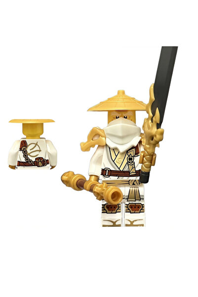 yamanS Ninja Sensei Wu Dragon Guardian Legends Figür Yapı Blok Oyuncak(Custom...