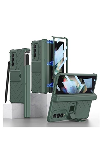 GKK Magnetic Armor Σκληρή Θήκη με Βάση Στήριξης και Θήκη για Πενάκι Green (Sa...