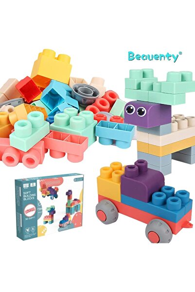 Beauenty Soft Rubber Building Block Early Educational Toy, Can Be Boiled And ...