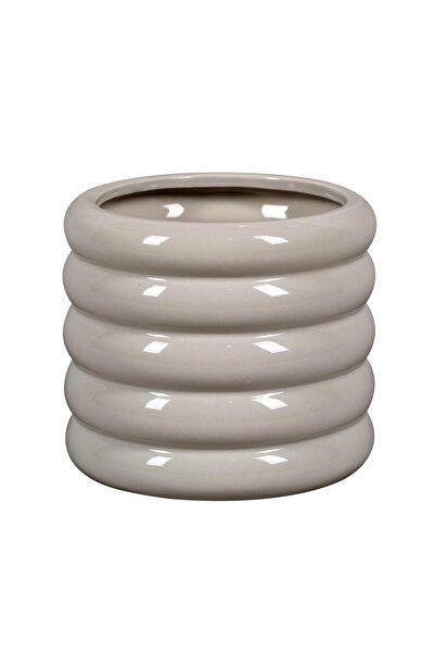 SAMART PEYZAJ Borro Seramik Saksı Ø12cm/H10cm