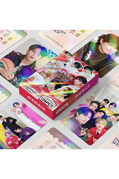 Kpop Dünyasi ATEEZ ''Pastry Shop'' Σετ Καρτών Lomo με Ολόγραμμα Διπλής Όψης (...