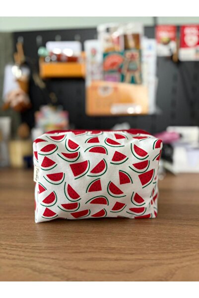 Fiorbag Makeup Bag with Zipper and Lining Single Compartment Jewelry Organize...