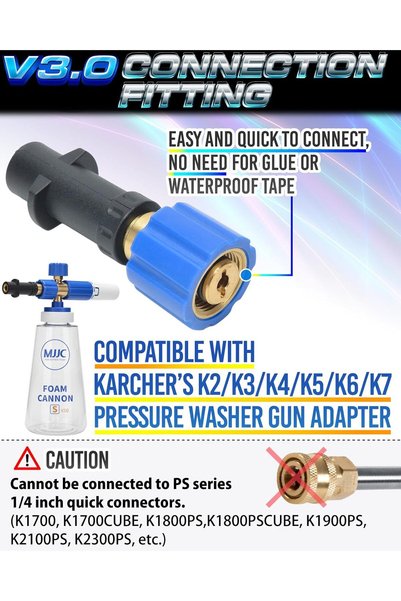 MJJC مسدس رغوة S V3.0 لـ Karcher K2 - K7
