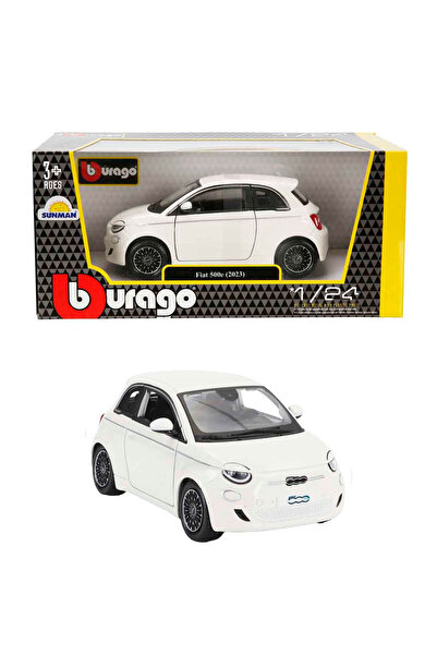 Feyza Oyuncak Fiat 500E 2023 Model Araba 1:24 Ölçek Beyaz | Açılır Kapılı ve ...