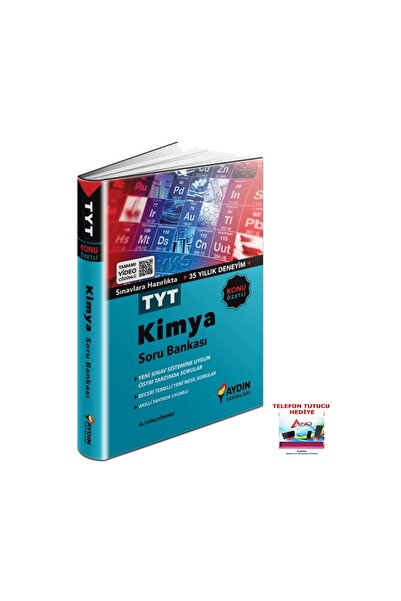 Aydın Yayınları 2026-2027 Müfredat TYT Kimya Konu Özetli Soru Bankası