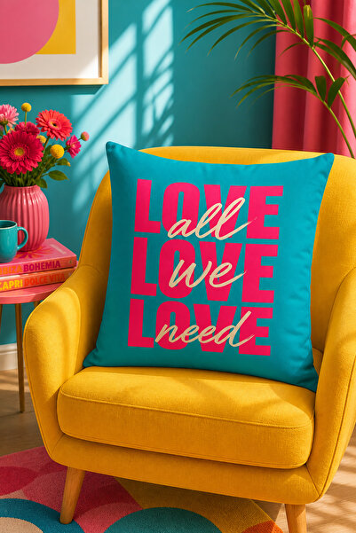 Bertille Home Pop Art Series Double-Sided Digital Printed Throw Pillow Cover