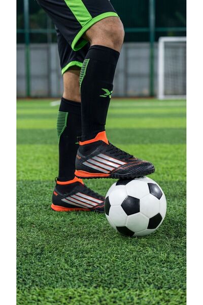 QUNDIR Tricotaje pentru bărbați, șosete, ghete de fotbal Astroturf, pantofi s...