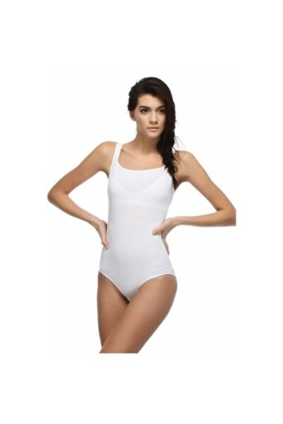 NBB Women'S, White, Seamless Snap-On Body Corset