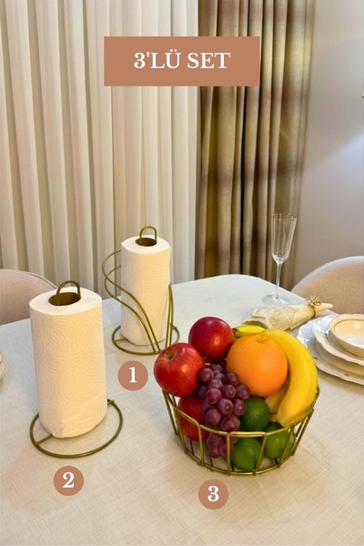 Edora Home Set od 3 mat zlatna držača za salvete u obliku labuda, vertikalni ...
