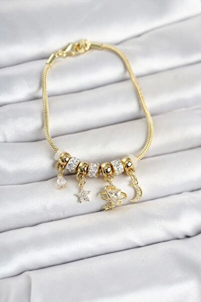 Generic Brand Brass Gold Color Charm Women's Bracelet Tj-Bb8442