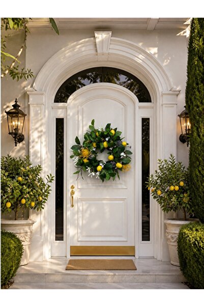 Flowersbymeral Limonlu Kapı Ve Masa Süsü