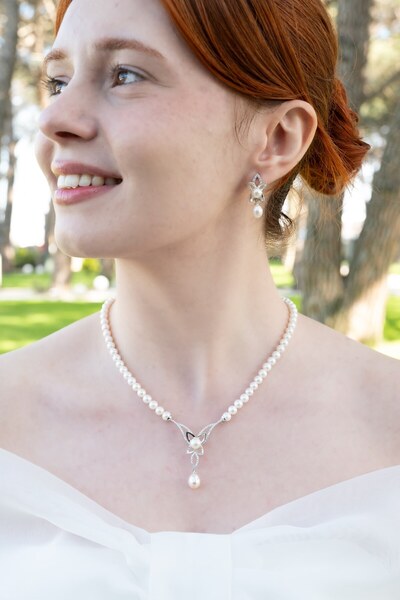 İlkin Gerçek Doğal İnci Set – ST054