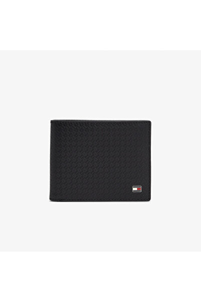 Tommy Hilfiger Emboss Erkek Siyah Cüzdan