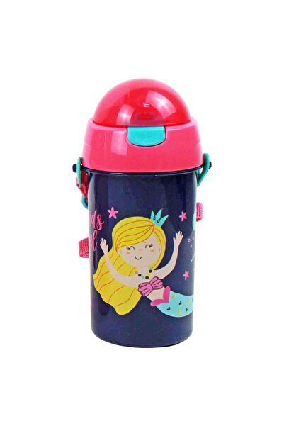 Diakakis Must Παγούρι Πλαστικό 500ml Με Καλαμάκι Little Fairy 000584540