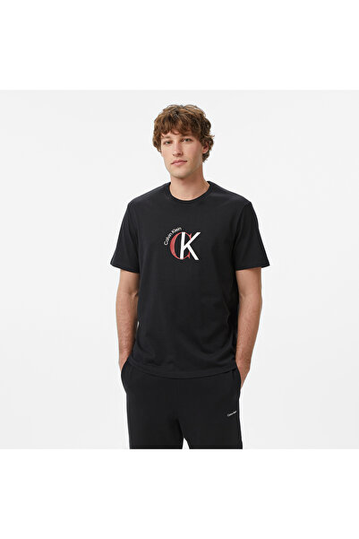 Calvin Klein 30S Graphic Erkek Siyah T-Shirt