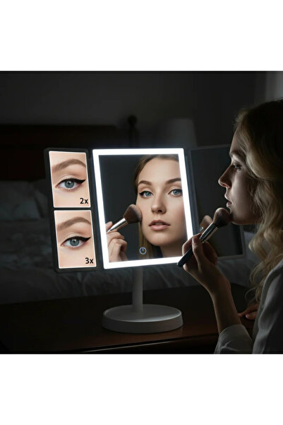 unbranded Oglindă LED Iluminată – Machiaj și Îngrijire, Lumină Puternică și U...