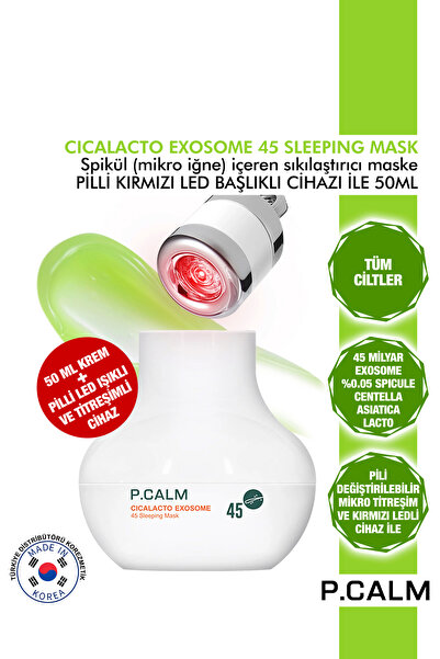 P Calm Titreşim ve Kırmızı LED Cihaz İle Spicule İçeren Leke ve Yaşlanma Karş...