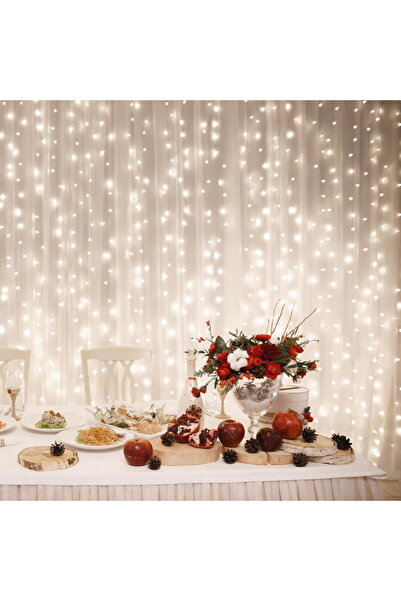 Somogyi Perdea de lumini cu LED-uri, cu legare în serie, 2x3 m, IP44