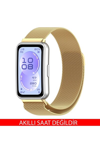 Dexmon Huawei Band 11 / 11 Pro Uyumlu Paslanmaz Metal Hasır Kordon Kayış