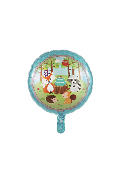 Mirific Party Party Balloon, Multicolored Foil, 43 cm, Animals, Forest