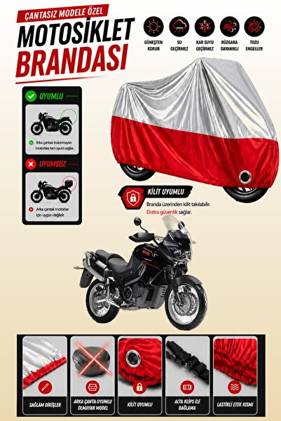 Cemku Twin غطاء محرك متوافق مع Aprilia Caponord 1000 ETV باللون الرمادي من ال...