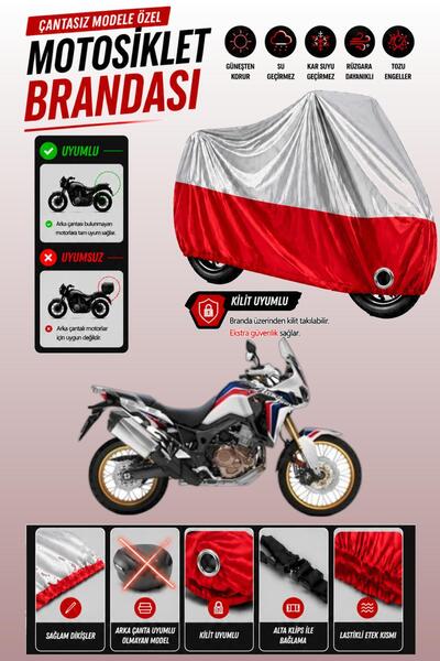 Cemku Twin Top Gray - Bottom Red Honda Crf1100L Africa Twin Adventure Sports ...