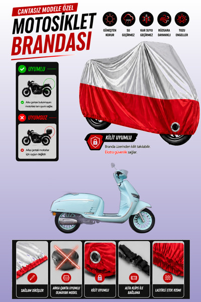 Cemku Twin Top Gray - Bottom Red Yuki Mojito 50 Compatible Engine Cover, Rear...