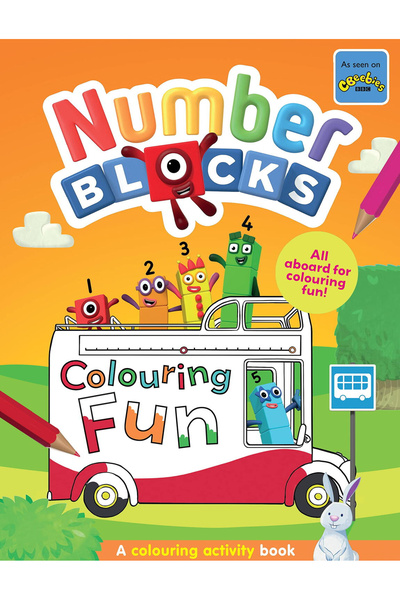 Numberblocks Caiet de activități - Colorez și mă distrău