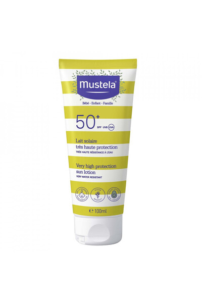Mustela Αντηλιακή λοσιόν με SPF 50+, Mustela, Κρέμα, 100 ml