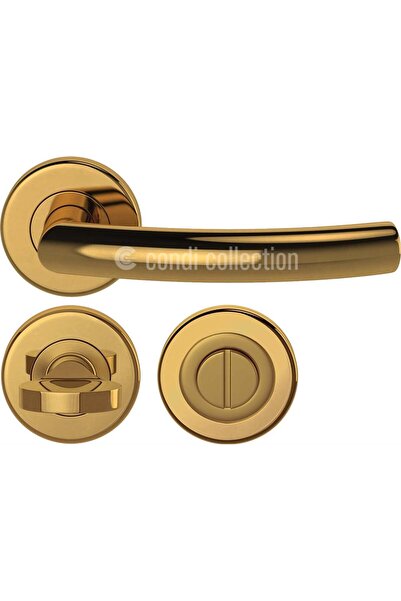 Condi Collection 101IC PVD مقبض باب من الفولاذ المقاوم للصدأ باللون الذهبي