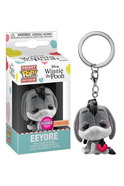 Funko Pop Anahtarlık Disney Winnie The Pooh - Eeyore (Flocked)