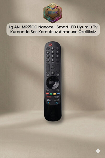 BRMK STORE Lg AN-MR21GC Nanocell Smart LED Uyumlu Tv Kumanda Ses Komutsuz Air...