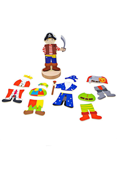 BIGJIGS Toys Magnetic game - Carnival costumes