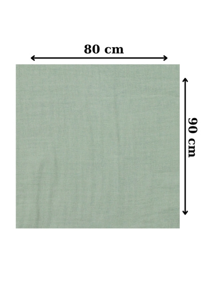 Ella Bonna Pamuklu Müslin Battaniye Puset Örtüsü Hediyelik Çok Amaçlı Örtü 80x90cm Renk Seçenekli