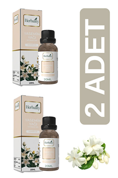 herbalıty زيت الياسمين 20 مل 2*قطعة