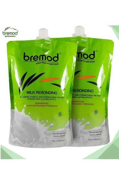 Primod Hair Straightening Milk Rebonding Set (A) + (B) - 1250 ml + 1250 ml