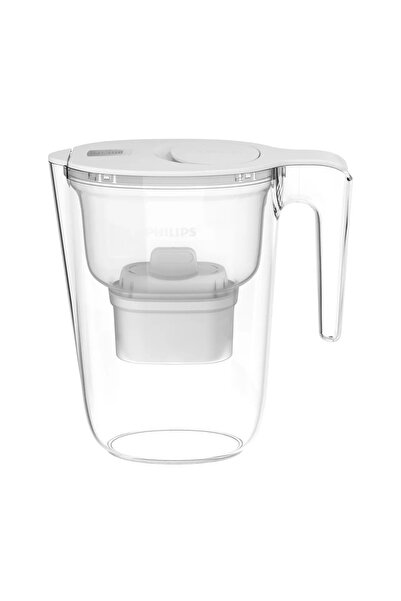 Philips Κανάτα AWP2933WHT Micro X-Clean Λευκή Πλαστική Με Καπάκι 2600ml