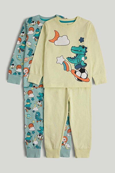 MOTHERCARE طقم بيجامات حيوانات (قطعتان)