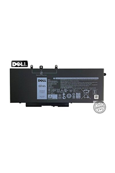 Dell Latitude E5480, E5580 GJKNX Notebook Bataryası, Laptop Pili - 4 Cell ( O...