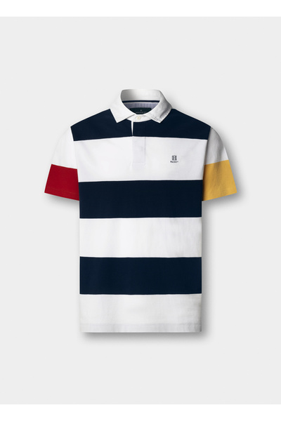 Hackett London White Pure Cotton Men Premium T-Shirt
